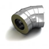 Отвод-сэндвич 135 TMF СУПЕР ф150/250,0,8/0,5мм,нн